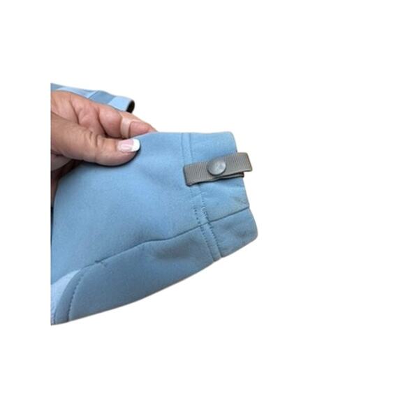 "THE NORTH FACE" 2 Tone Blue Fleece Women's Zip Fleece SZ S INSIDE LINER SNAPS - Picture 10 of 16